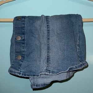 A new day, button up denim skirt, size 12